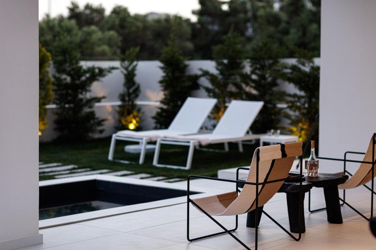 Modern Villa Casa Filo Verde With Private Pool & Bbq,200M From The Beach プラキアス エクステリア 写真