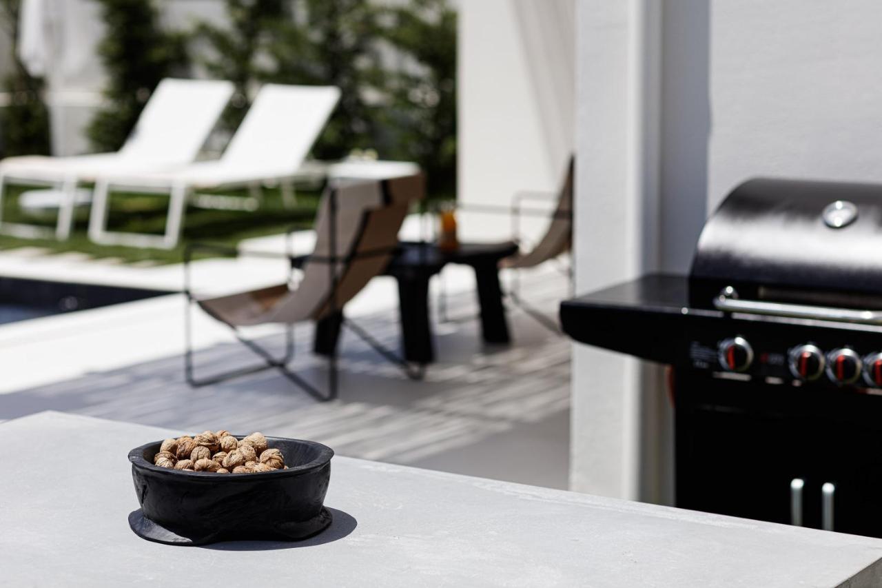 Modern Villa Casa Filo Verde With Private Pool & Bbq,200M From The Beach プラキアス エクステリア 写真